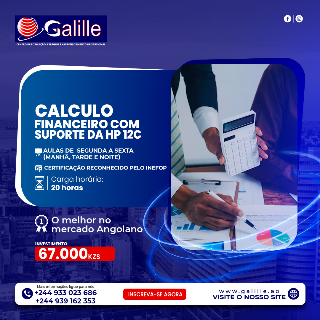 Cálculo Financeiro Com Suporte da Calculadora HP-12C